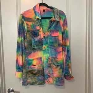 Little Black Diamond LIMITED EDITION Sold Out Rainbow Military Rave Jacket